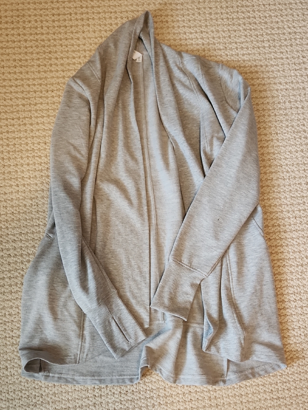 Brand New Yogalicious Heather Gray Brushed Hazel Cardigan